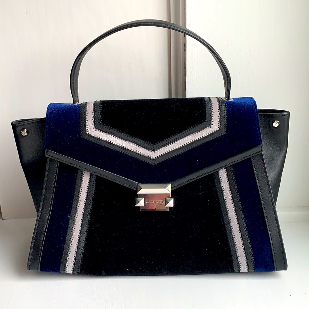 NEW Michael Kors velvet handbag